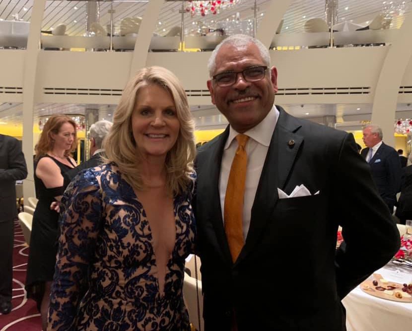 Michelle Fee and Arnold Donald